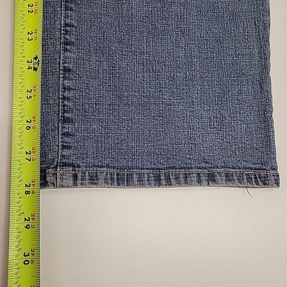 RF Jeans by Klago Womens 18W Light Wash Stretch Straight Leg Jeans Plus Size - Picture 6 of 7